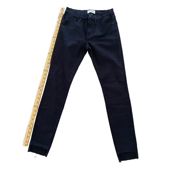 FRAME Denim Le Skinny de Jeanne Raw Stagger Mid-rise Women Jeans 28 - Picture 7 of 9